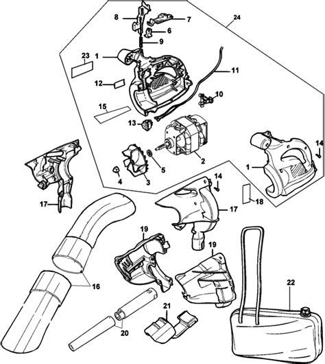 black & decker leaf blower parts|symbolism of black.